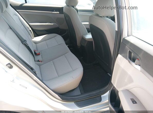 5NPD74LFXLH603548 2020 HYUNDAI ELANTRA Silver VIN კოდის სტიკერის ხედი