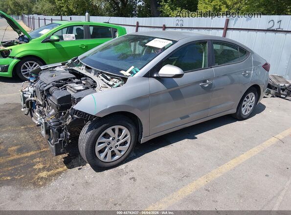 5NPD74LFXLH603548 2020 HYUNDAI ELANTRA Silver წინა მარცხენა ხედი სამი მეოთხედიდან