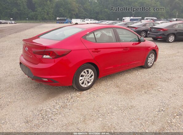 5NPD74LFXLH604053 2020 HYUNDAI ELANTRA Maroon Հետևի աջ