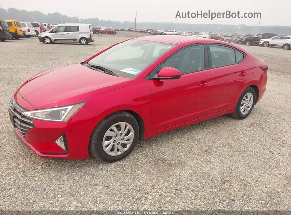 5NPD74LFXLH604053 2020 HYUNDAI ELANTRA Maroon Առջևի ձախ երեք քառորդ տեսարան