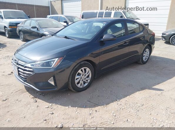 5NPD74LFXLH605381 2020 HYUNDAI ELANTRA Gray წინა მარცხენა ხედი სამი მეოთხედიდან