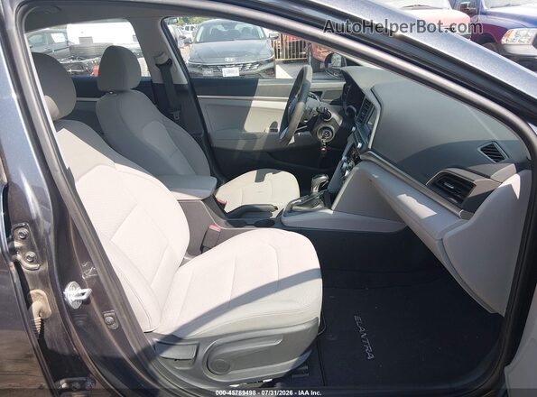 5NPD74LFXLH605381 2020 HYUNDAI ELANTRA Gray წინა სალონის ხედი