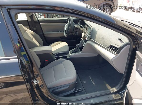 5NPD74LFXLH606420 2020 HYUNDAI ELANTRA Black Front interior view