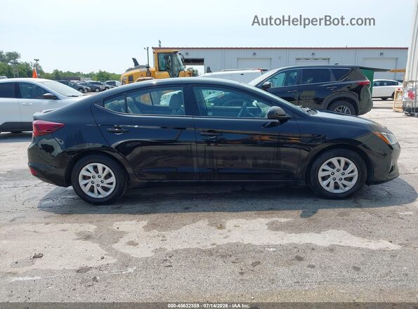 5NPD74LFXLH606420 2020 HYUNDAI ELANTRA Black Rear interior view