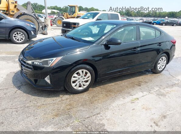 5NPD74LFXLH606420 2020 HYUNDAI ELANTRA Black Front left