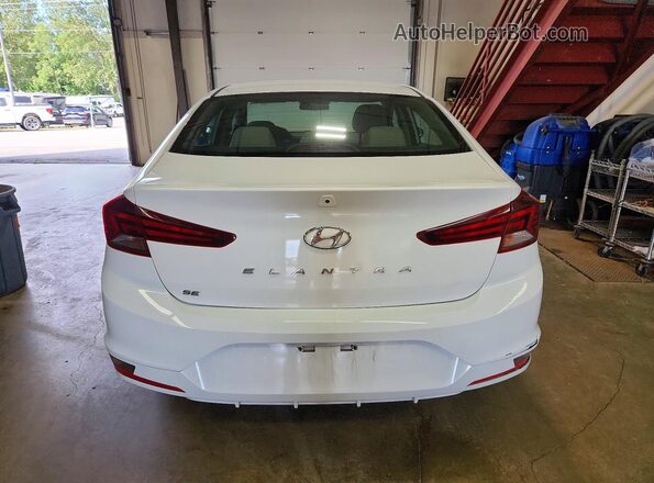 5NPD74LFXLH606773 2020 HYUNDAI ELANTRA White Widok z tyłu