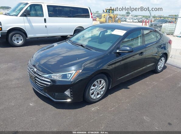 5NPD74LFXLH608765 2020 HYUNDAI ELANTRA Black Vista tres cuartos delantera izquierda