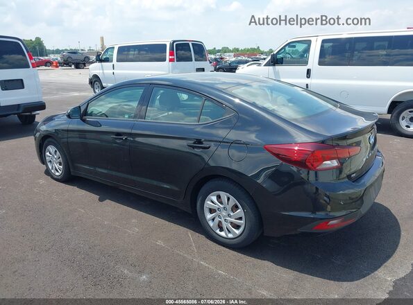 5NPD74LFXLH608765 2020 HYUNDAI ELANTRA Black Trasero izquierdo