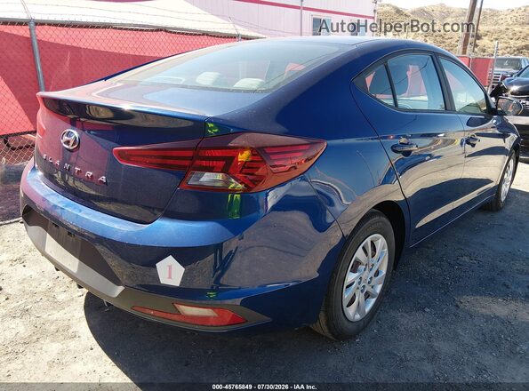 5NPD74LFXLH608961 2020 HYUNDAI ELANTRA Blue Trasero derecho