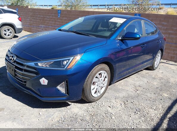 5NPD74LFXLH608961 2020 HYUNDAI ELANTRA Blue Vista tres cuartos delantera izquierda