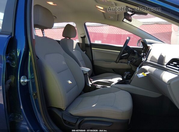 5NPD74LFXLH608961 2020 HYUNDAI ELANTRA Blue Vista interior delantera