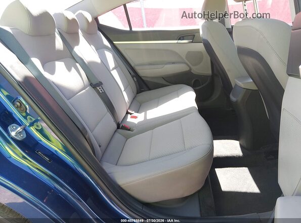 5NPD74LFXLH608961 2020 HYUNDAI ELANTRA Blue Vista de la etiqueta del VIN
