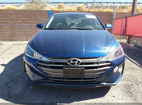 5NPD74LFXLH608961 2020 HYUNDAI ELANTRA Blue Vista interior trasera