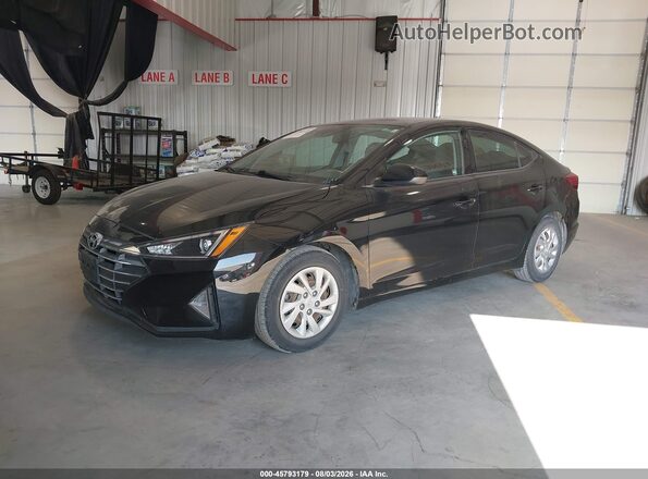 5NPD74LFXLH609270 2020 HYUNDAI ELANTRA Black Передня ліва чверть