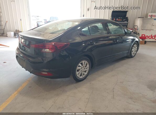 5NPD74LFXLH609270 2020 HYUNDAI ELANTRA Black Задня права чверть