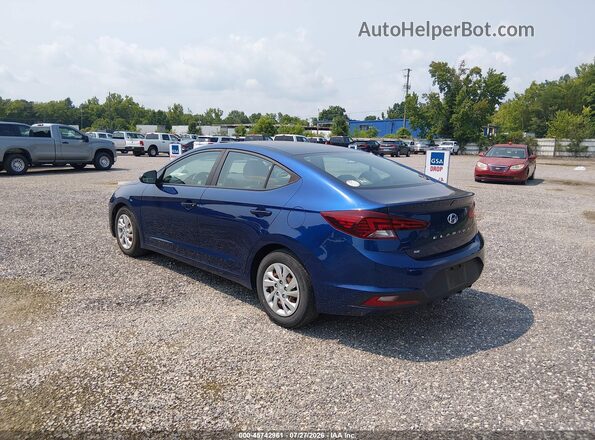 5NPD74LFXLH609964 2020 HYUNDAI ELANTRA Blue Rear left