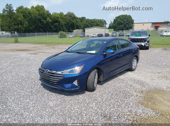 5NPD74LFXLH609964 2020 HYUNDAI ELANTRA Blue Front left