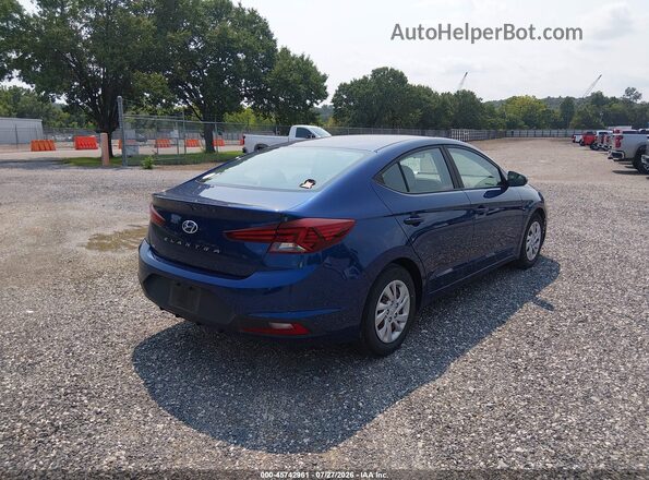 5NPD74LFXLH609964 2020 HYUNDAI ELANTRA Blue Rear right