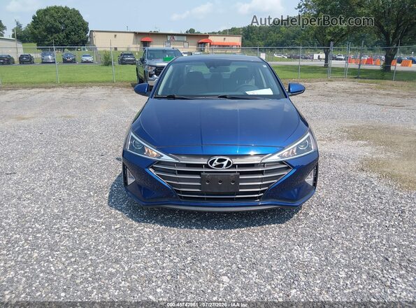 5NPD74LFXLH609964 2020 HYUNDAI ELANTRA Blue Front view