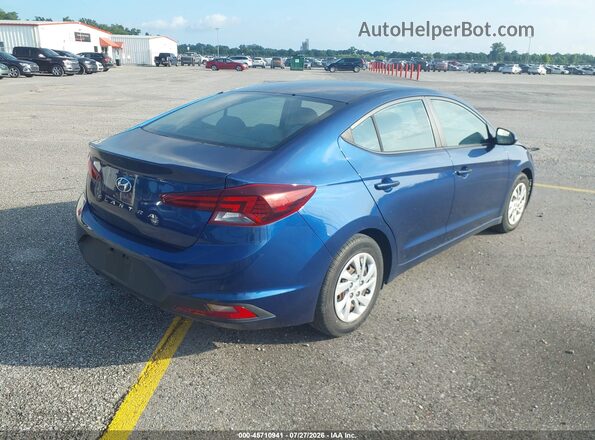 5NPD74LFXLH610435 2020 HYUNDAI ELANTRA Blue უკანა მარჯვენა