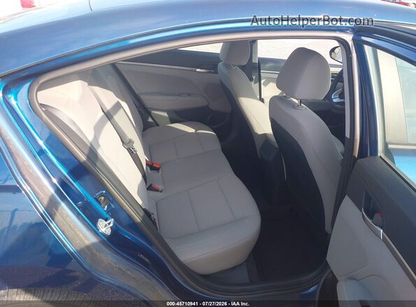 5NPD74LFXLH610435 2020 HYUNDAI ELANTRA Blue VIN კოდის სტიკერის ხედი