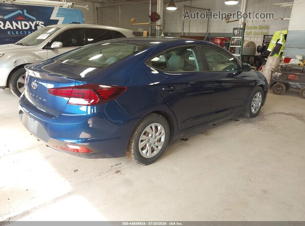 5NPD74LFXLH610872 2020 HYUNDAI ELANTRA Blue Հետևի աջ