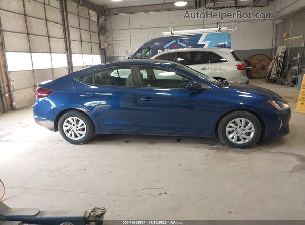 5NPD74LFXLH610872 2020 HYUNDAI ELANTRA Blue Սալոնի հետևի տեսք