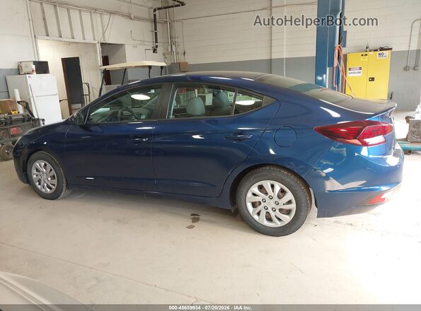 5NPD74LFXLH610872 2020 HYUNDAI ELANTRA Blue Սալոնի 360 աստիճան տեսք