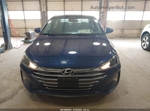 5NPD74LFXLH610872 2020 HYUNDAI ELANTRA Blue Սարքավորումների վահանակի տեսք