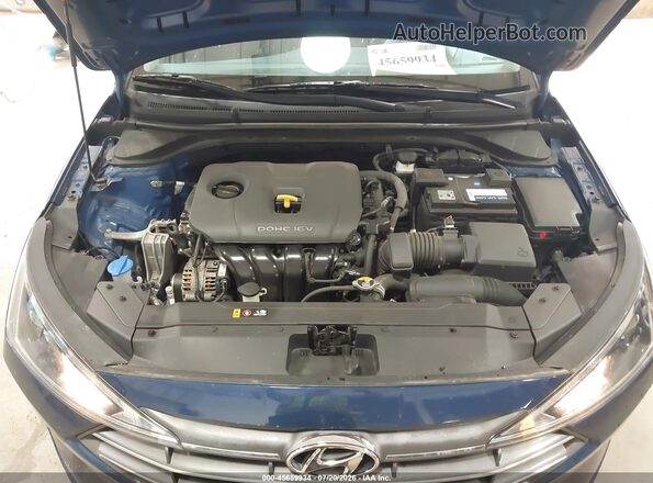 5NPD74LFXLH610872 2020 HYUNDAI ELANTRA Blue Հետևի տեսք