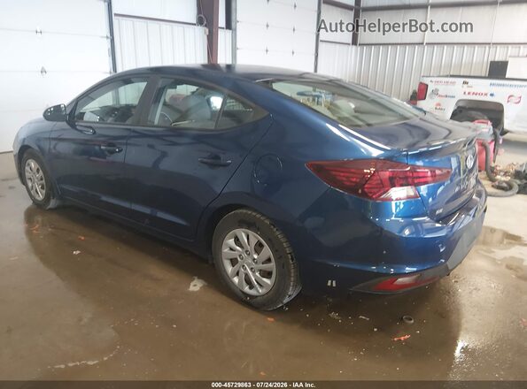 5NPD74LFXLH610919 2020 HYUNDAI ELANTRA Blue Հետևի ձախ