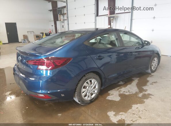 5NPD74LFXLH610919 2020 HYUNDAI ELANTRA Blue Հետևի աջ