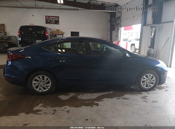 5NPD74LFXLH610919 2020 HYUNDAI ELANTRA Blue Սալոնի հետևի տեսք
