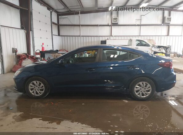 5NPD74LFXLH610919 2020 HYUNDAI ELANTRA Blue Սալոնի 360 աստիճան տեսք