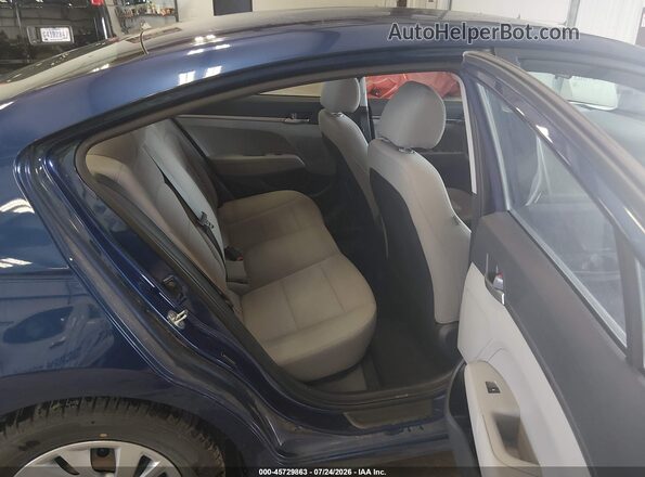 5NPD74LFXLH610919 2020 HYUNDAI ELANTRA Blue VIN կոդի պիտակի տեսք