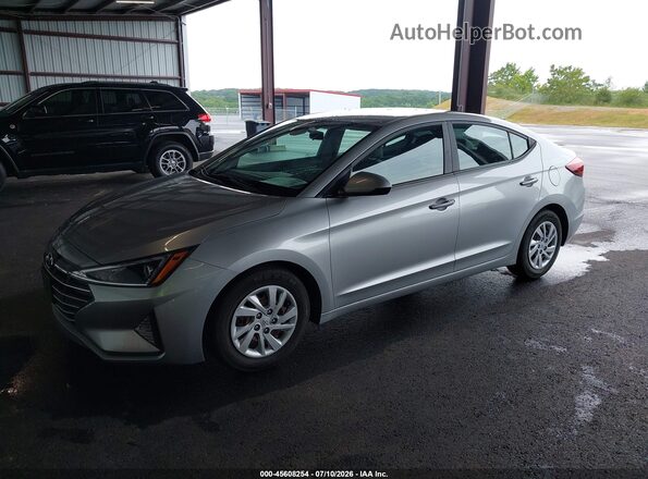 5NPD74LFXLH612251 2020 HYUNDAI ELANTRA Silver Vista tres cuartos delantera izquierda