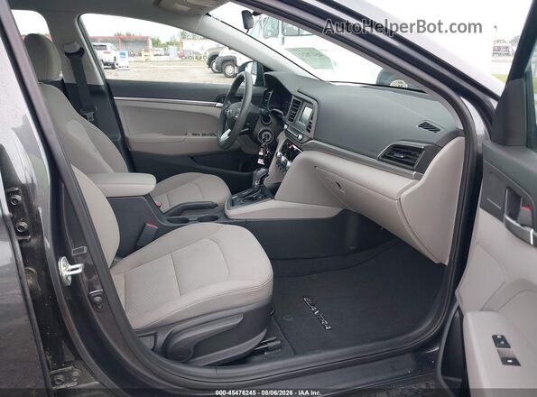 5NPD74LFXLH612556 2020 HYUNDAI ELANTRA Gray წინა სალონის ხედი