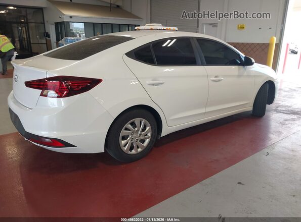 5NPD74LFXLH612864 2020 HYUNDAI ELANTRA White Հետևի աջ