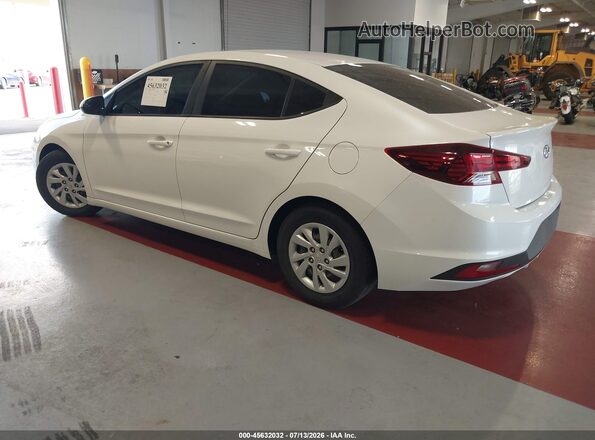 5NPD74LFXLH612864 2020 HYUNDAI ELANTRA White Հետևի ձախ