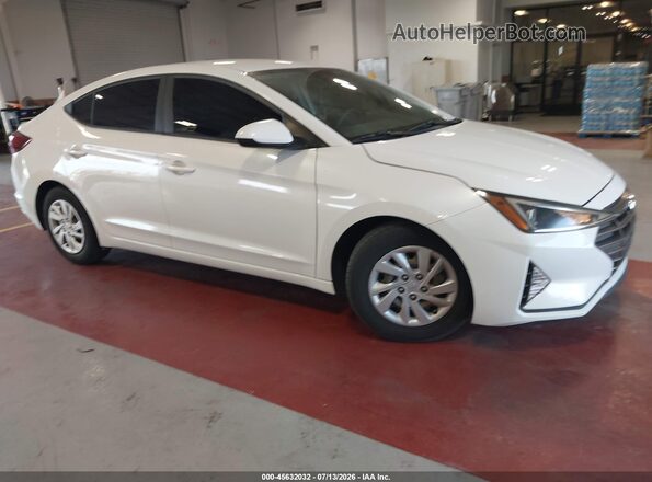 5NPD74LFXLH612864 2020 HYUNDAI ELANTRA White Սալոնի հետևի տեսք