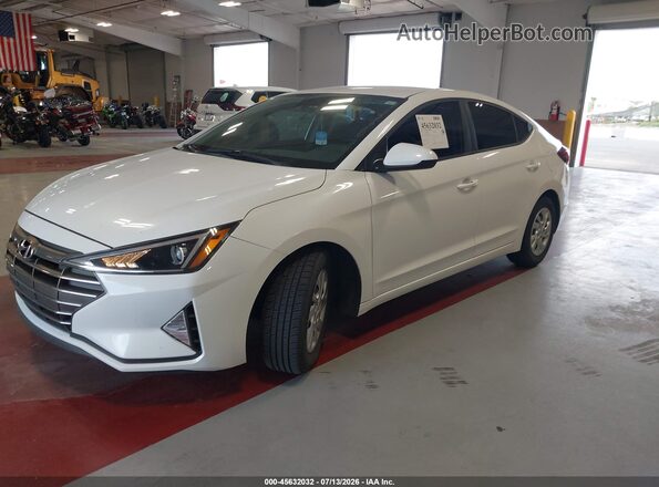 5NPD74LFXLH612864 2020 HYUNDAI ELANTRA White Սարքավորումների վահանակի տեսք