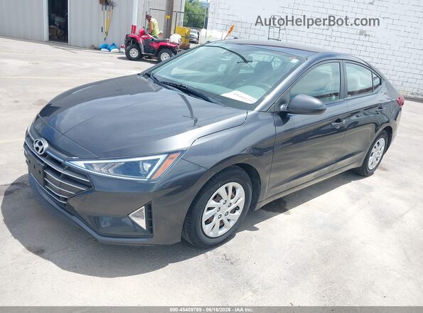 5NPD74LFXLH613268 2020 HYUNDAI ELANTRA Gray Vista tres cuartos delantera izquierda
