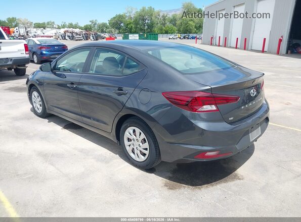 5NPD74LFXLH613268 2020 HYUNDAI ELANTRA Gray Trasero izquierdo