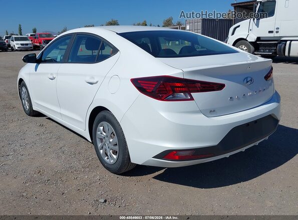 5NPD74LFXLH613318 2020 HYUNDAI ELANTRA White Rear left