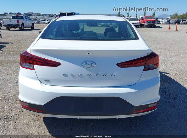 5NPD74LFXLH613318 2020 HYUNDAI ELANTRA White 