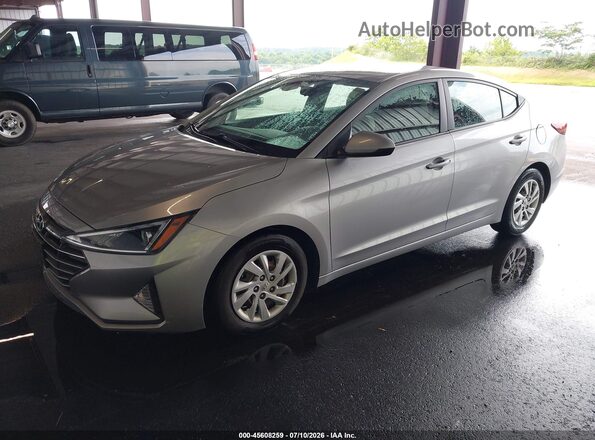 5NPD74LFXLH613416 2020 HYUNDAI ELANTRA Silver Vista tres cuartos delantera izquierda