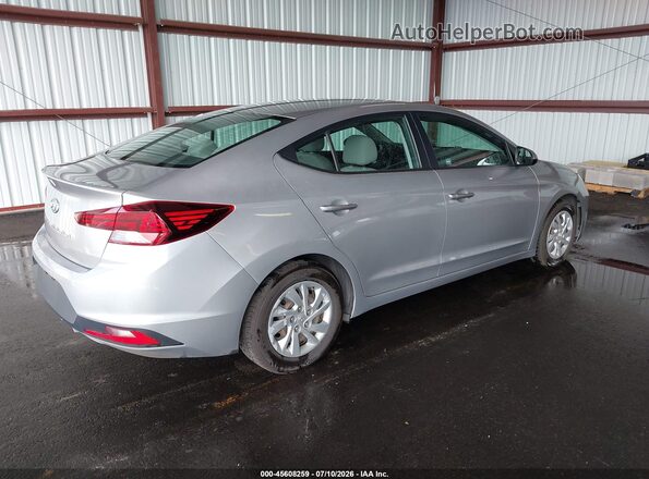 5NPD74LFXLH613416 2020 HYUNDAI ELANTRA Silver Trasero derecho
