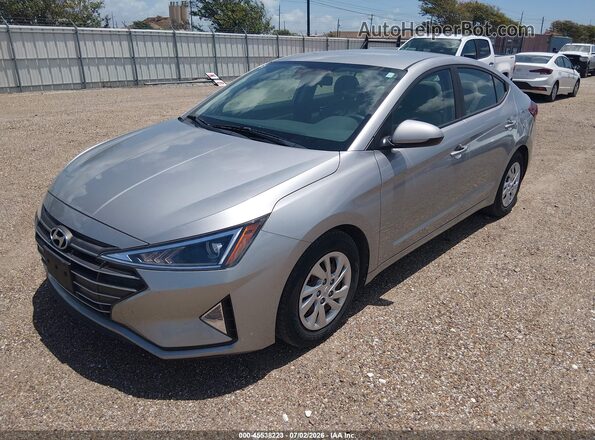 5NPD74LFXLH613612 2020 HYUNDAI ELANTRA Silver Առջևի ձախ երեք քառորդ տեսարան