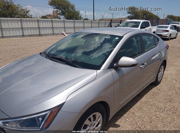 5NPD74LFXLH613612 2020 HYUNDAI ELANTRA Silver Դիմացի տեսք