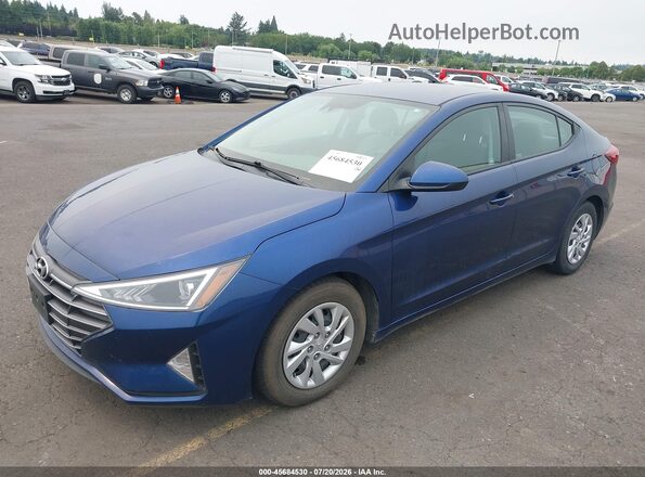 5NPD74LFXLH613691 2020 HYUNDAI ELANTRA Blue Передня ліва чверть